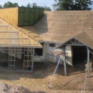 Roof before shingles | Laurel Brook Lodge